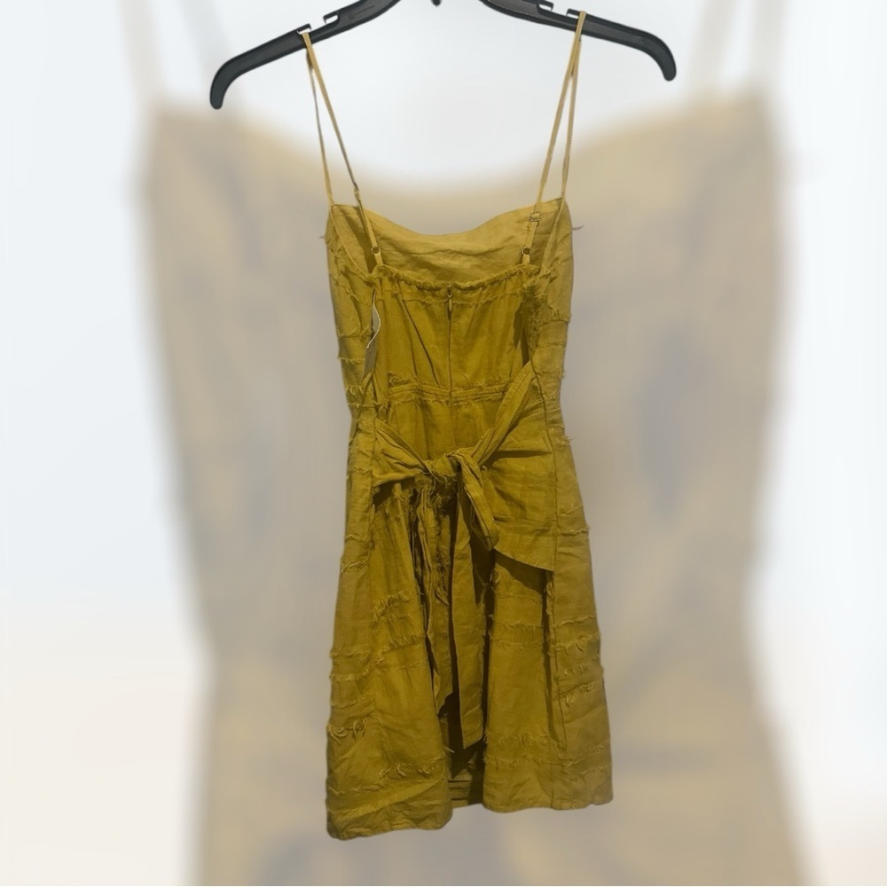 Cotton Candy LA Mustard Cut Out Dress Medium NWT - Picture 2 of 10